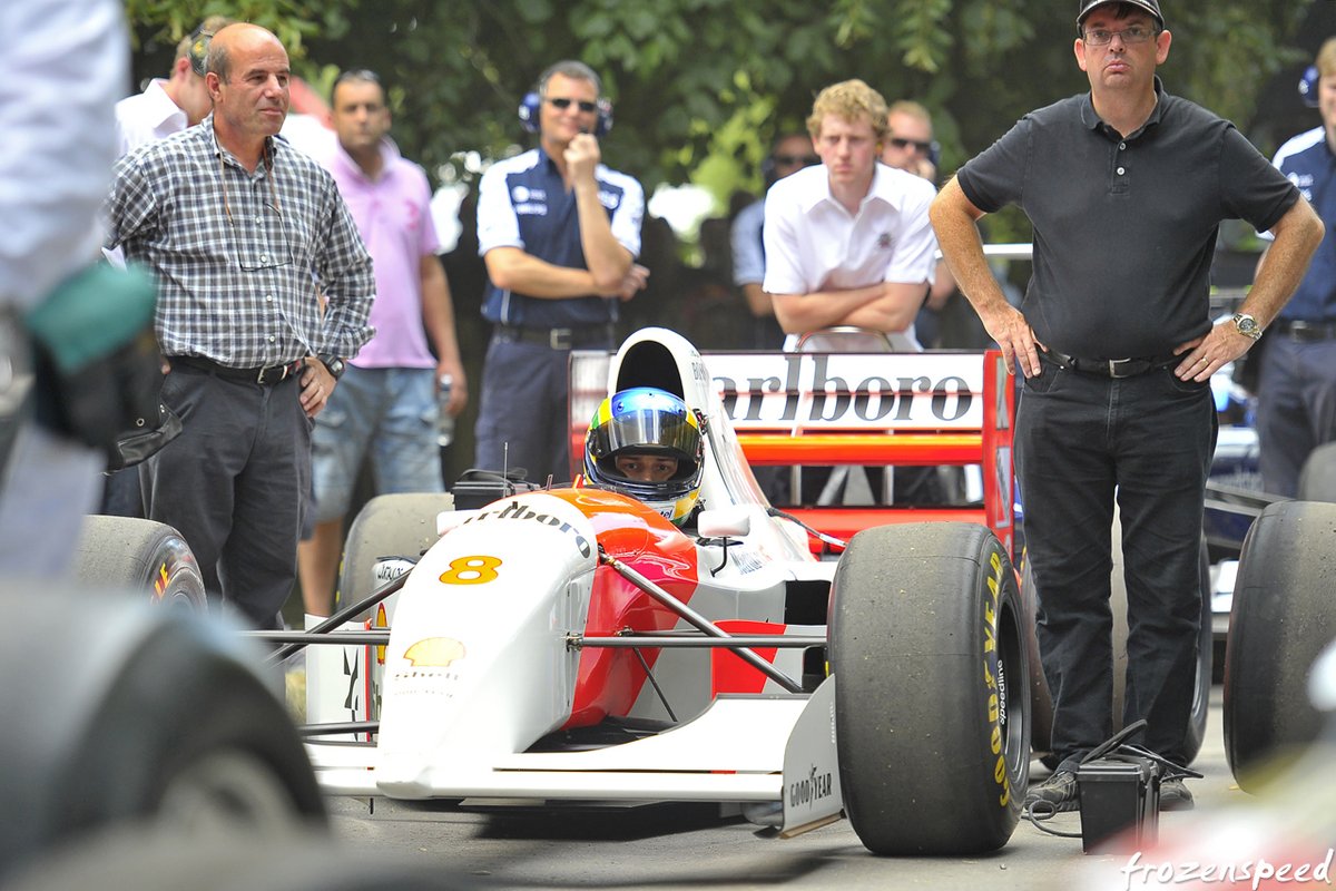 Bruno Senna Marlboro McLaren MP4-8 at FoS