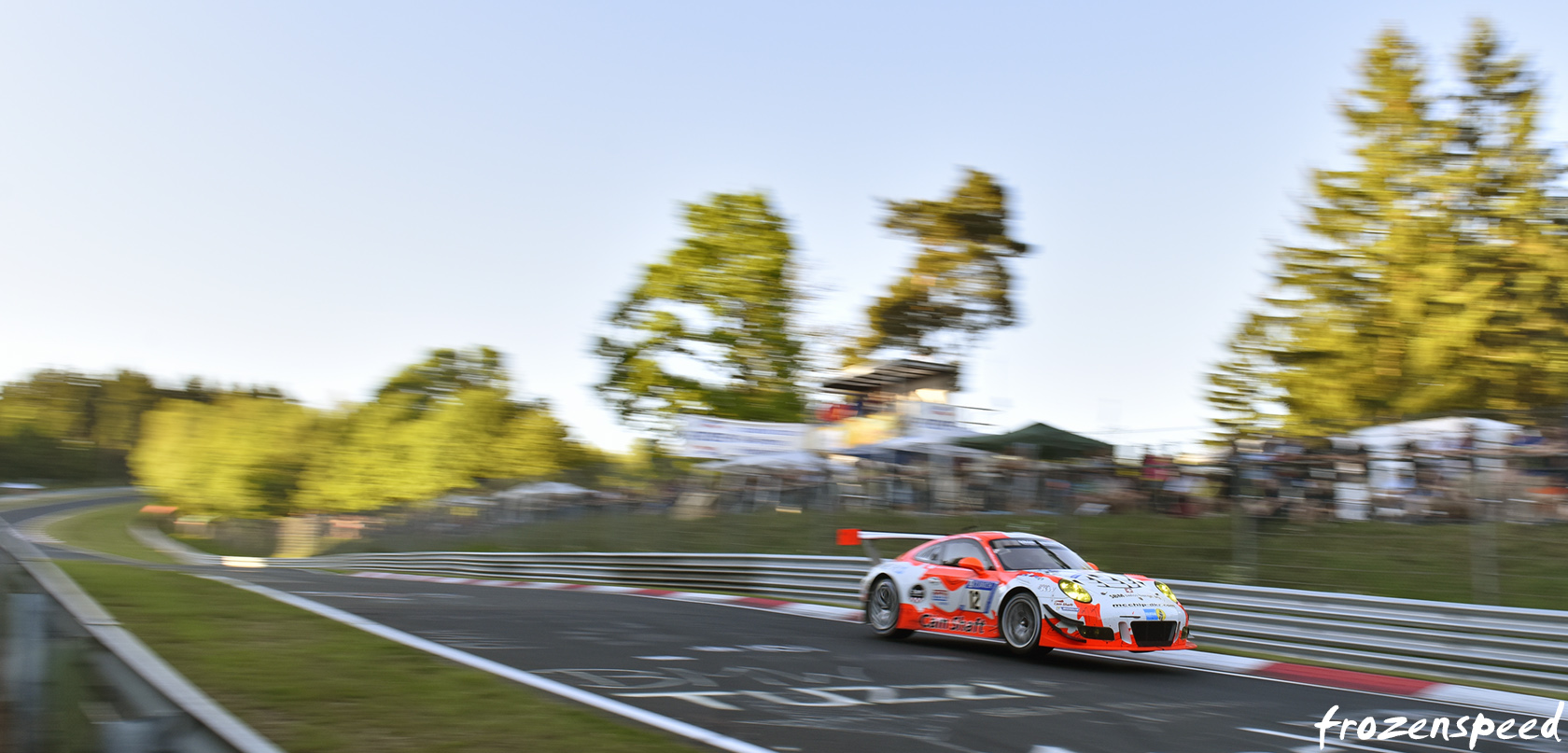 Flying GT3R at Nurburgring