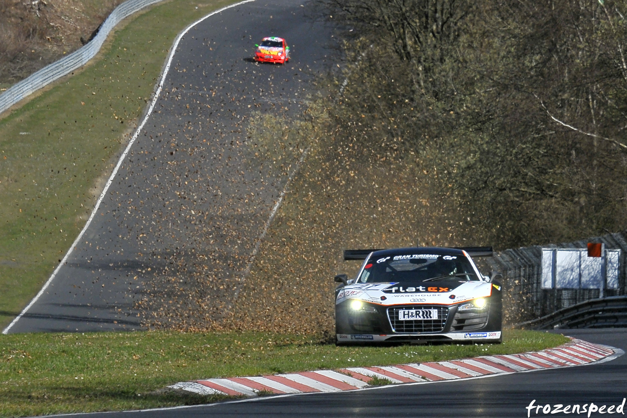 Audi R8 250km/h leafblower