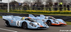 Gulf Porsche 917K duo at Goodwood