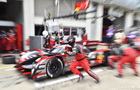 Audi R18 WEC pitstop action