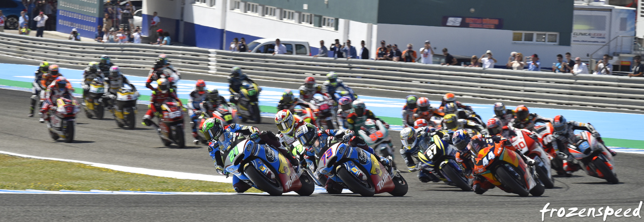 Jerez Moto2 race start