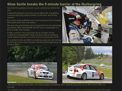 VLN 6 2008 Press Report